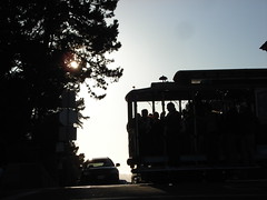 Tram silhouette
