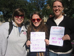 Jesuit Volunteers for gay marriage