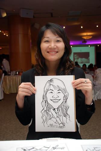Caricature live sketching for Christ Methodist Church Christmas Celebration - 4