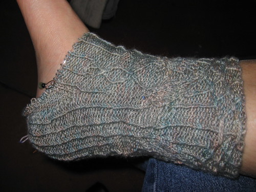 Rivendell socks, progressing