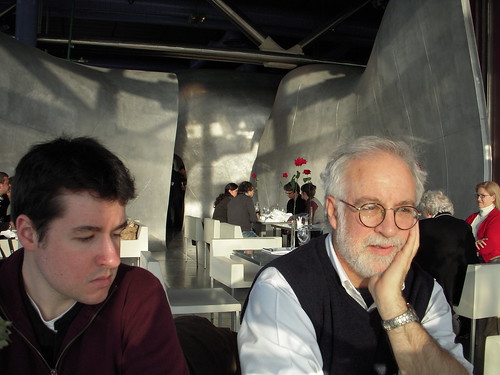 Max and Steve at Georges (at the Pompidou)