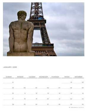Paris 2010 Calendar-Click here to order!