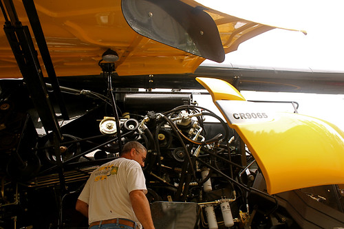 Jim Zeorian takes a look at his new combine.