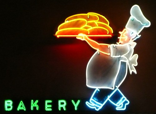 Los Angeles, CA Canters Delicatessen 11 baker sign