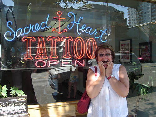 Mom @ Sacred Heart Tattoo on Davie (Van BC)