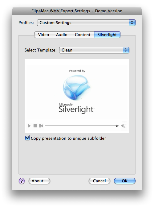 flip4-mac-silverlight-player-templates