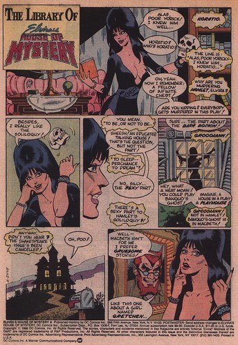The Library of Elvira's House of Mystery