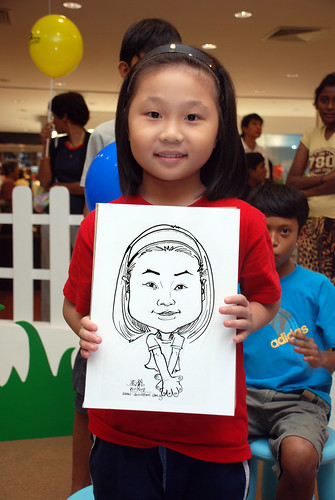 caricature live sketching for West Coast Plaza day 1 - 14