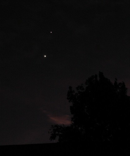 Jupiter and Venus, 29 Nov. 2008