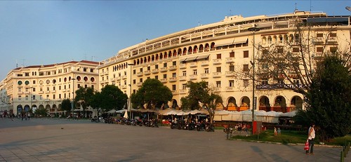 Panorama in Aristotelous square
