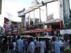 The busy Brigade Road, Bangalore