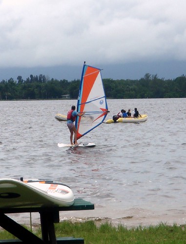 learning to windsurf in the rain