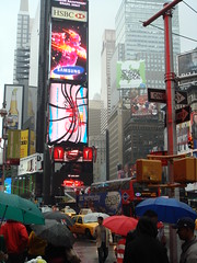 Times Square In The Rain