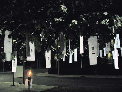 Nuit Blanche Cabbagetown: The Poet Tree
