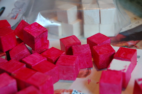 Painted cubes