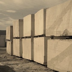 blocs de marbre