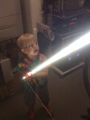 Ben's first light saber