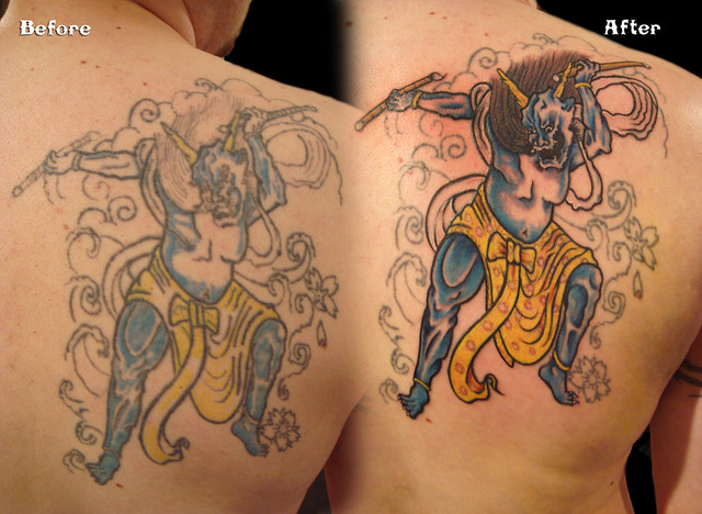 japanese warrior. Miguel Angel Custom Tattoo Artist