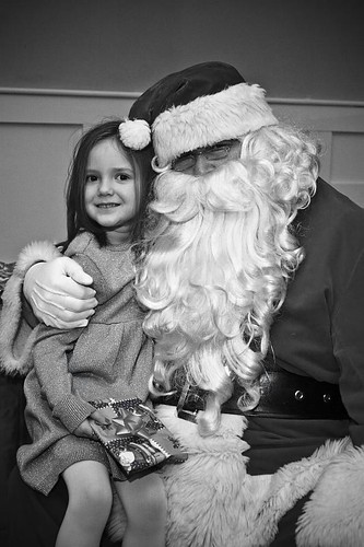 Kayla and Santa 2008