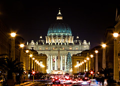 Christmas Eve at St. Peter's by Justin Korn