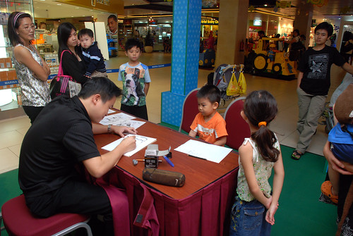 Caricature live sketching for Marina Square Day 2 - 2a