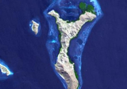 Pulau Siaba Besar and Kecil Islands - ASTER Image, Size Modified (1-20,000)