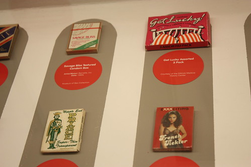 Vintage condom wrappers. They ranged from the 1930s on. 