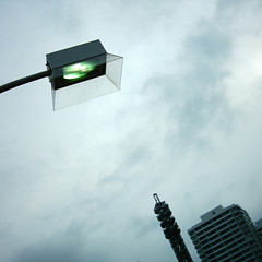 【写真】ミニデジで撮影した街灯＠パシフィコ横浜