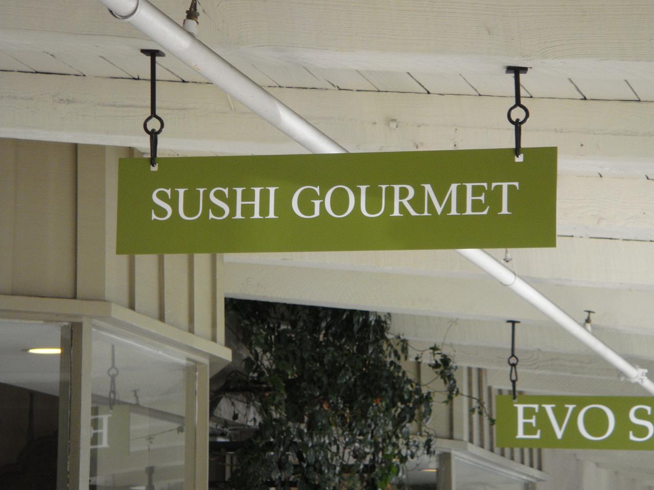 Sushi Gourmet Sign