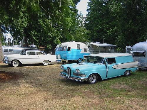 Vintage trailer rally