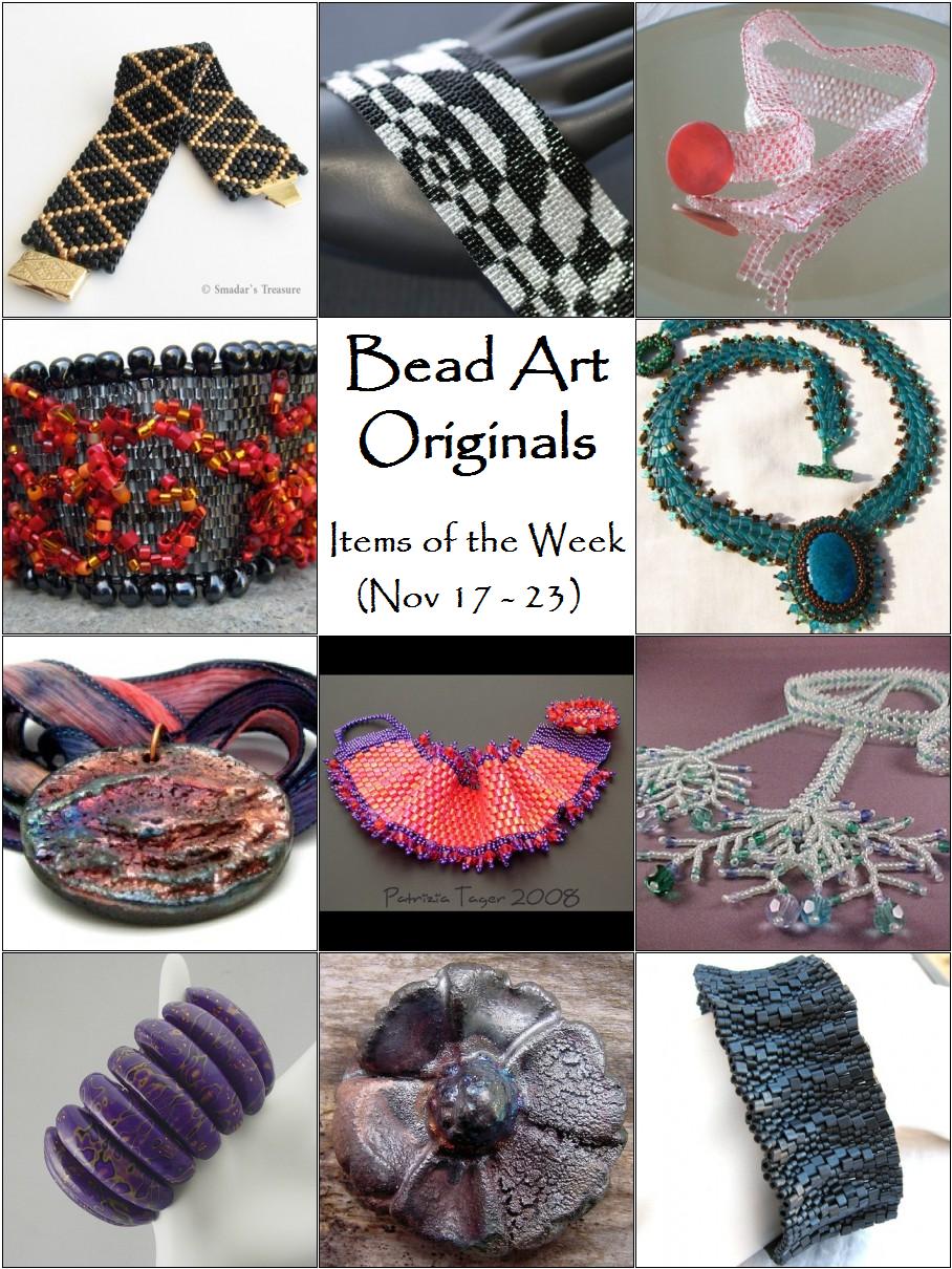 Bead Art Originals Items of the Week (Nov 17-23)