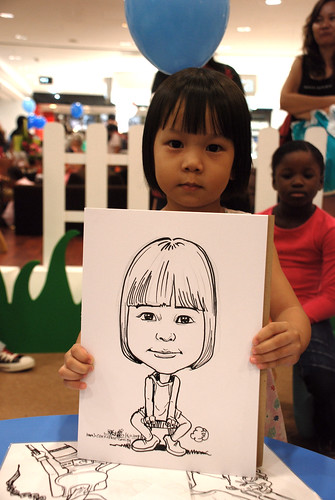 caricature live sketching for West Coast Plaza day 2 - 17