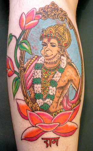  Hanuman1 by The Painted Lady Tattoo 