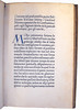 Page of Text with Blue Initial 'M' from Bessarion's 'Cardinal...'