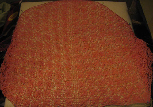 Flower basket shawl