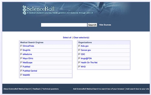 ScienceRoll Search Clustering Search Engine by rosefirerising.