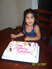 Reanna's Dora birthday cake