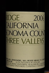 Ridge Wine Three Valleys 2006