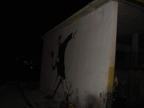 Banksy, not the wall