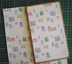moleskine notebook with my own design decoration paper