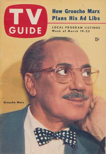 TV Guide March 19-25, 1954 - Groucho Marx