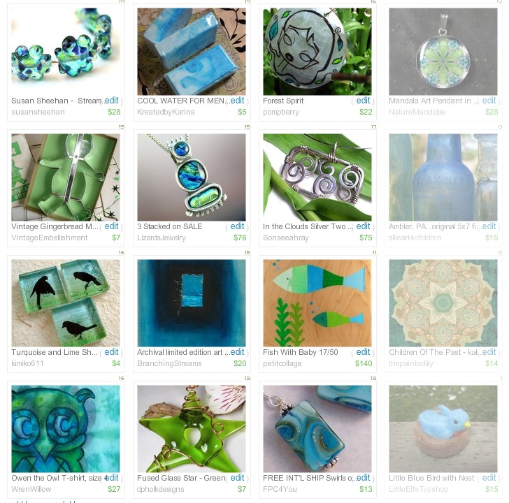 8 Nature's Cool. Etsy Labs. alyanna
