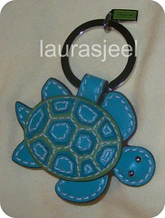 Coach turtle charm