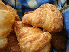 Croissants at Belle Epicurean at their stand in the University Market