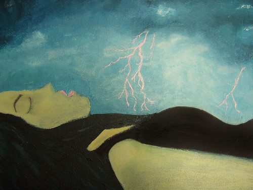New painting:  Restless Slumber