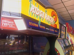 Only found in Blackpool now... Ridge Racer 2 arcade