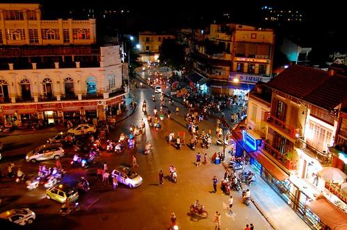 The Busy Hanoi Streets