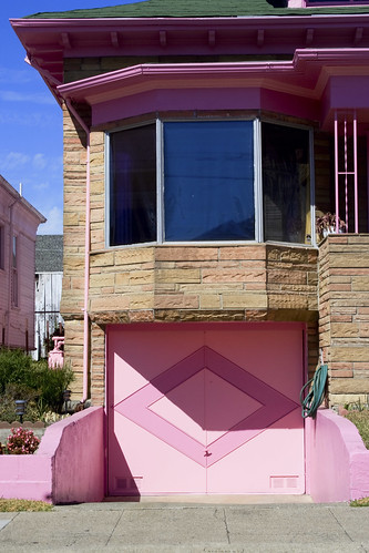 pink monstrosity garage