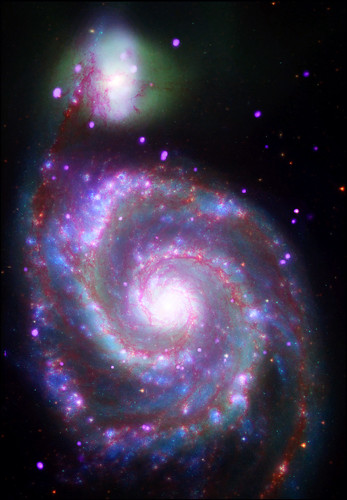 Whirlpool Galaxy (M51): A Classic Beauty (A spiral galaxy 31 million light years from Earth.)
