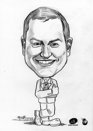Caricatures Web in Travel 2008 Ian Wilson